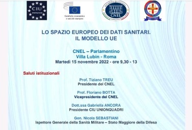 ‘LO SPAZIO EUROPEO DEI DATI SANITARI. IL MODELLO UE’