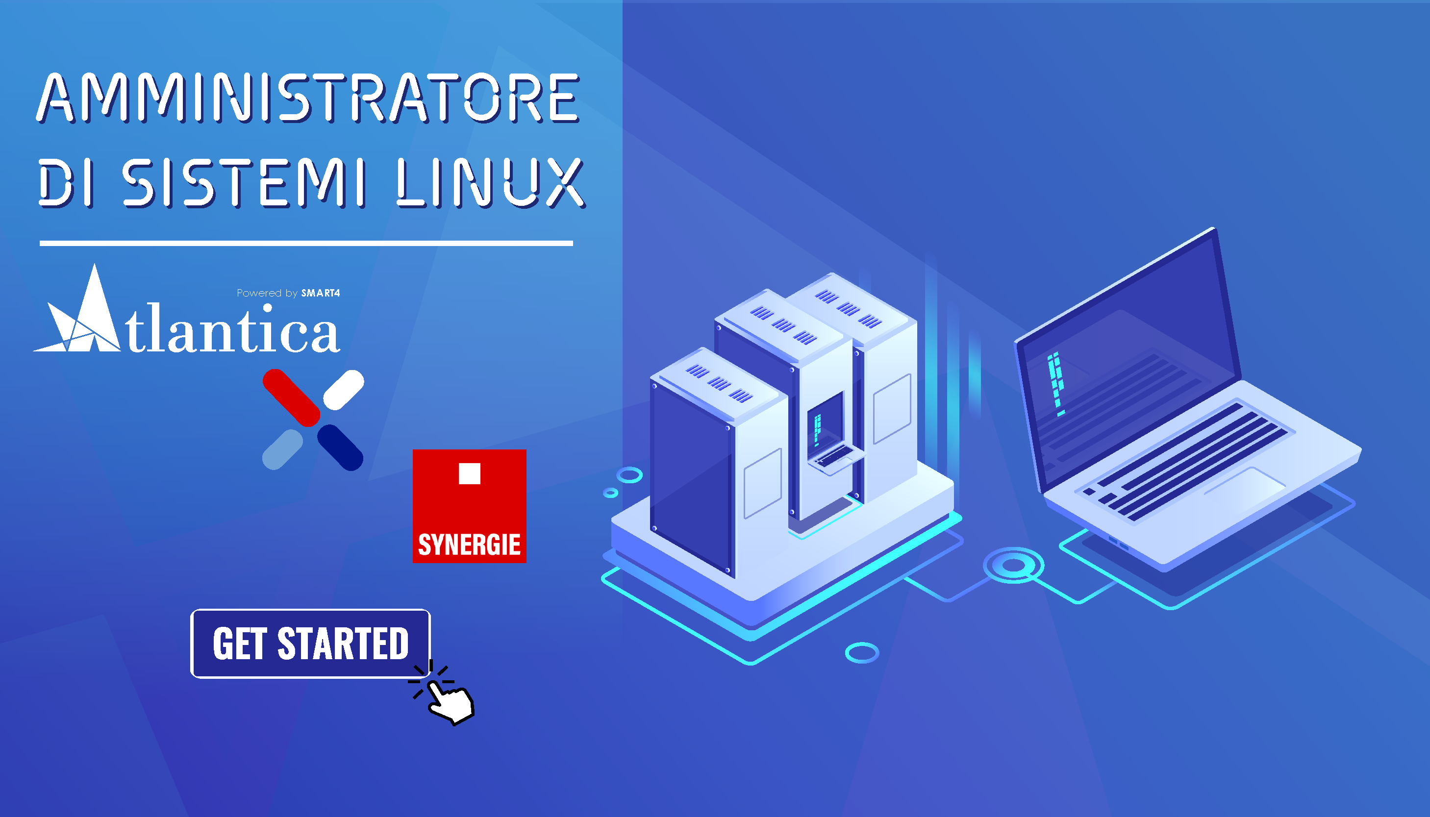 Al via un nuovo percorso formativo organizzato da ATLANTICA DIGITAL SPA e dalla divisione ICT Corporate di Synergie Italia!